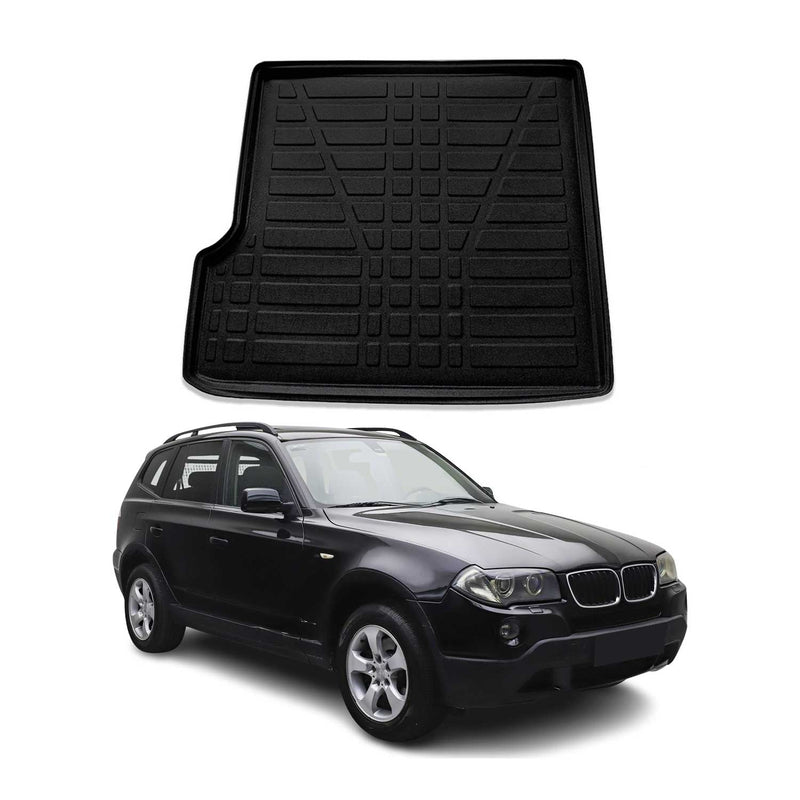 Tapis de coffre pour BMW X3 E83 2003-2010 caoutchouc TPE Noir