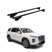 Tiger Barres de toit transversales pour Hyundai Palisade 2019-2024 Noir