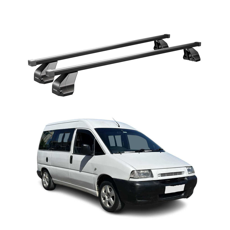 Barres Transversales Menabo pour Peugeot Expert 1994-2006 Noir