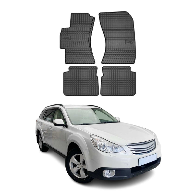 Tapis de Sol pour Subaru Outback IV 2009-2014 OMAC Noir Caoutchouc