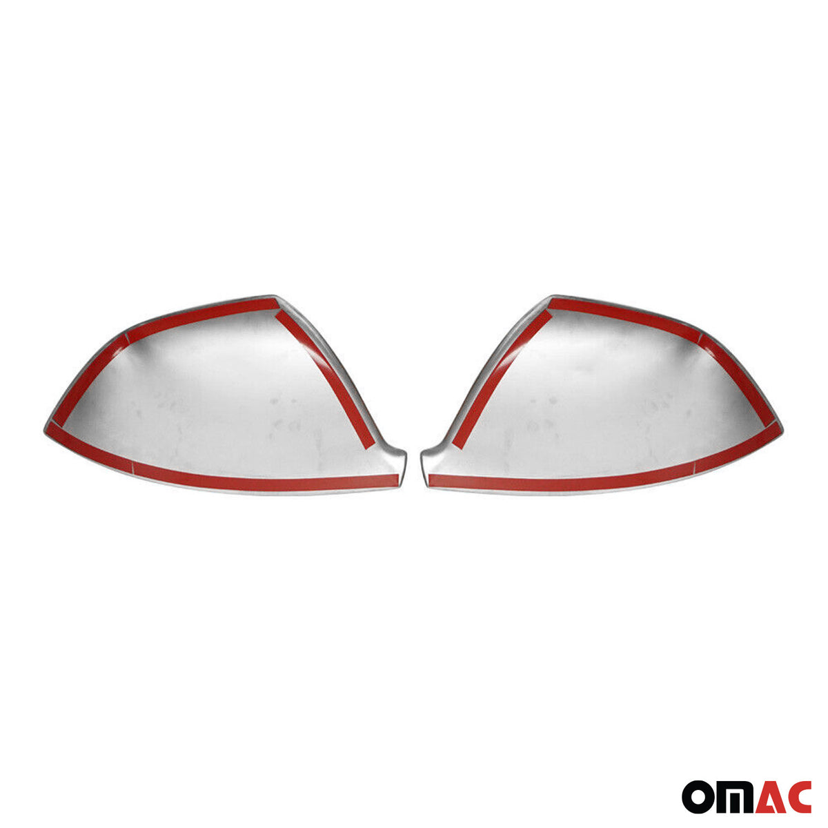 Coques de Rétroviseurs pour VW T6 T6.1 Transporter 2015-2024 ABS Chromé Argent