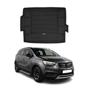 Tapis de Coffre pour Opel Grandland 2017-2024 TPE Noir