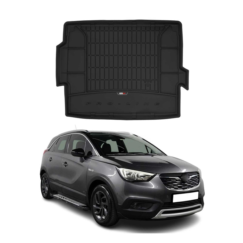 Tapis de Coffre pour Opel Grandland 2017-2022 TPE Noir