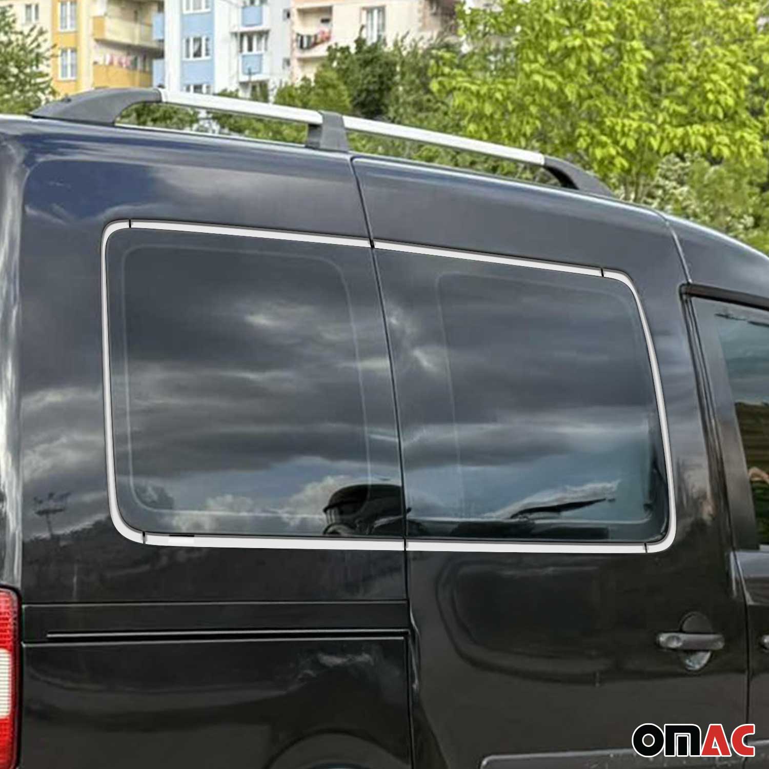 Garniture de Fenêtre pour VW Caddy 2003-2015 Acier Inox 12Pcs