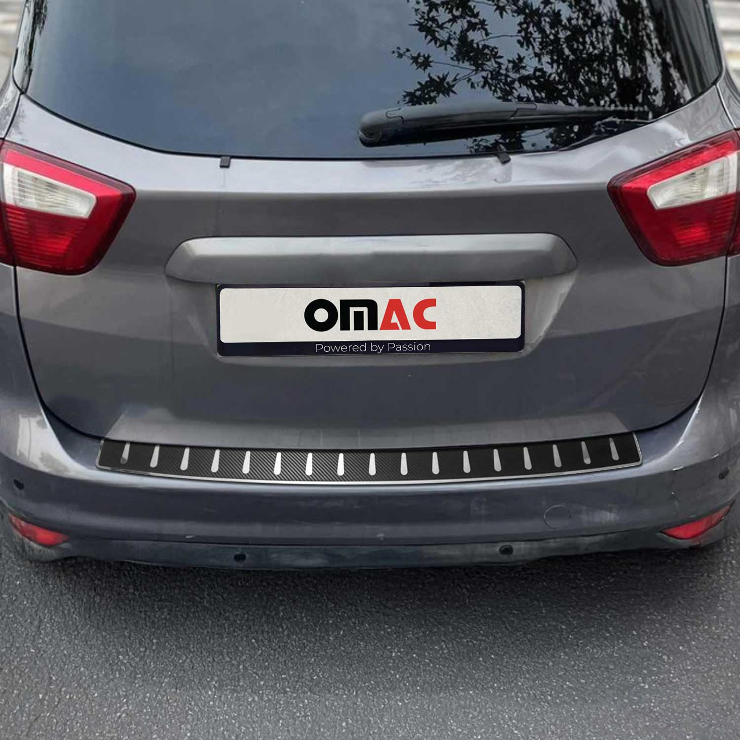 Protection de Pare-Chocs pour Ford C-Max II / Grand C-Max II 2010-2019 carbone