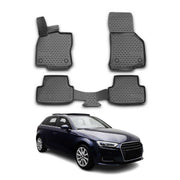 Tapis de Sol pour Audi A3 2012-2020 Sportback Caoutchouc TPE Noir
