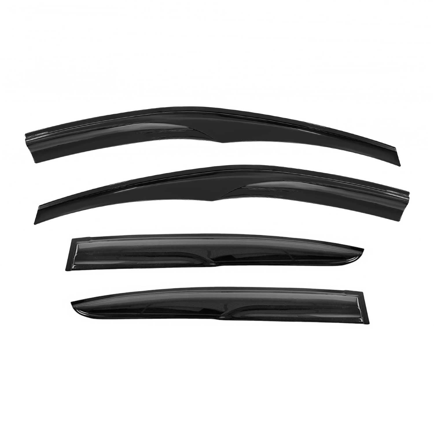 Déflecteurs De Vent Pluie D'air pour Ford Tourneo Courier 2014-2023 Acryl 4Pcs