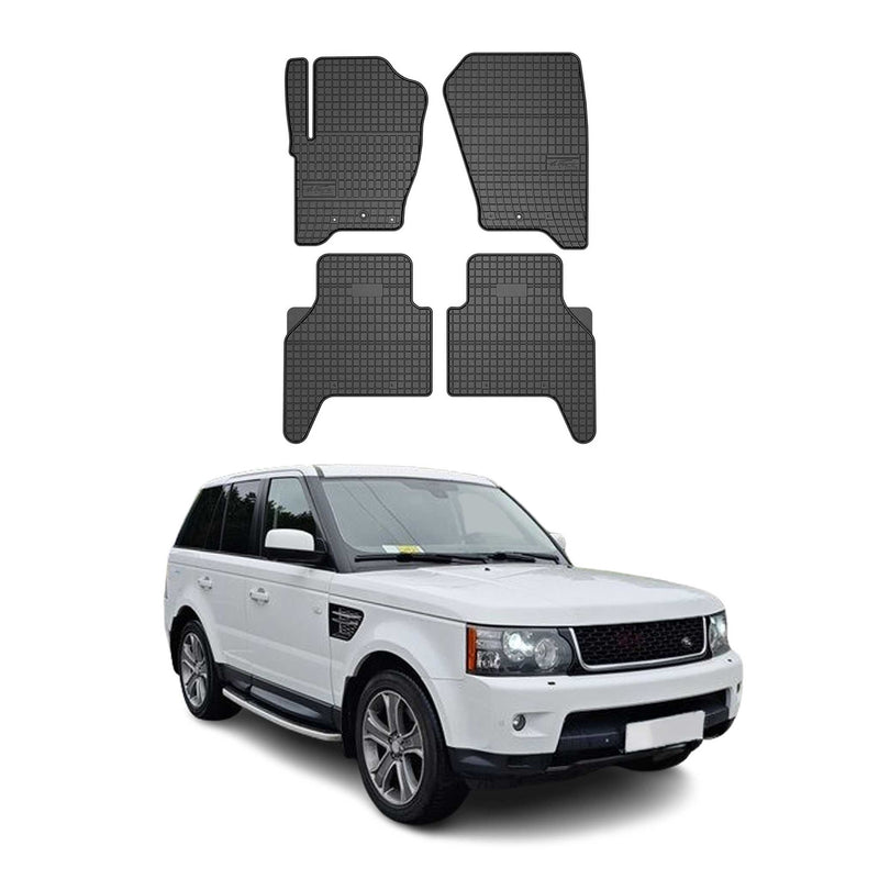 Tapis de Sol pour Land Rover Range Rover Sport 2005-2012 Caoutchouc Noir