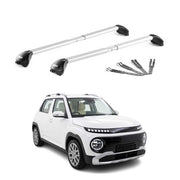 Barres de toit pour Hyundai Inster 2024-2026 Aluminium Gris Argenté 2 pièces ABE