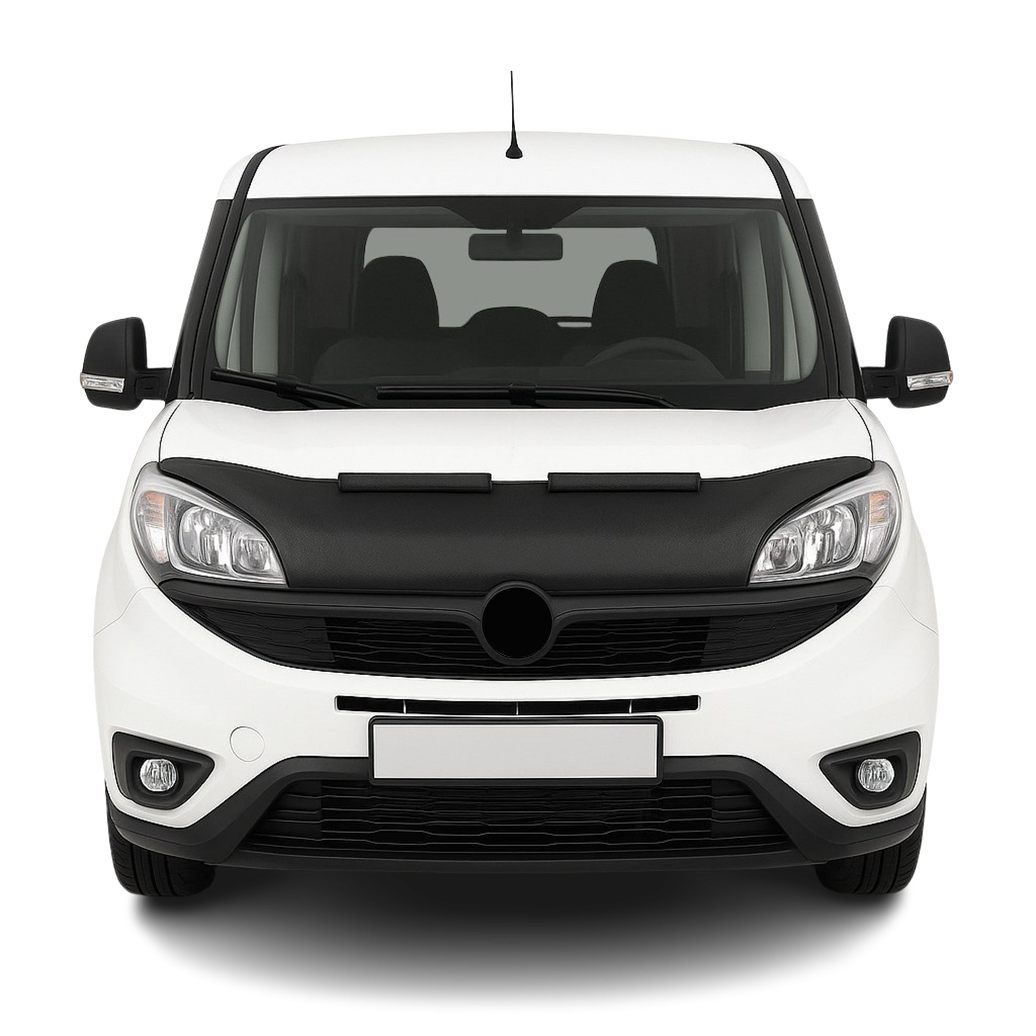 Protège Capot pour Fiat Doblo 2015-2021 Masque de voiture vinyle Noir