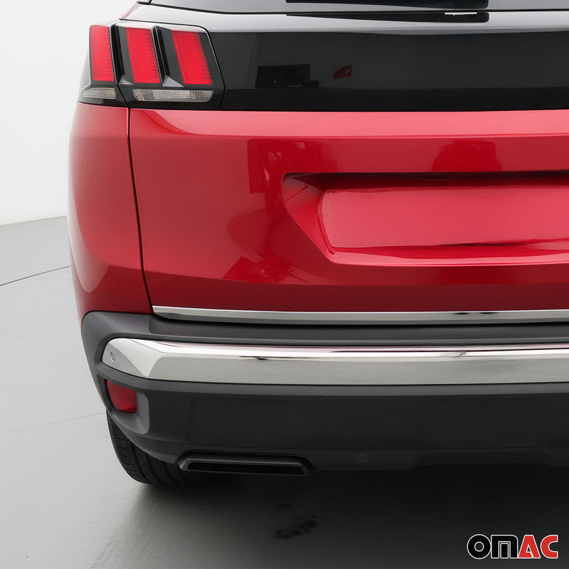 Garniture de Hayon Coffre pour Peugeot 3008 2016-2025 acier inox