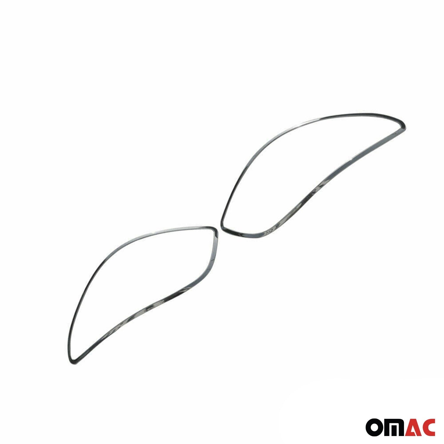 Cadre De Feu Stop Arrière pour Peugeot 206 1998-2010 ABS Chromé 2 Pcs