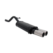 Échappement arrière sport Novus pour Opel Corsa D 2x76mm avec ABE