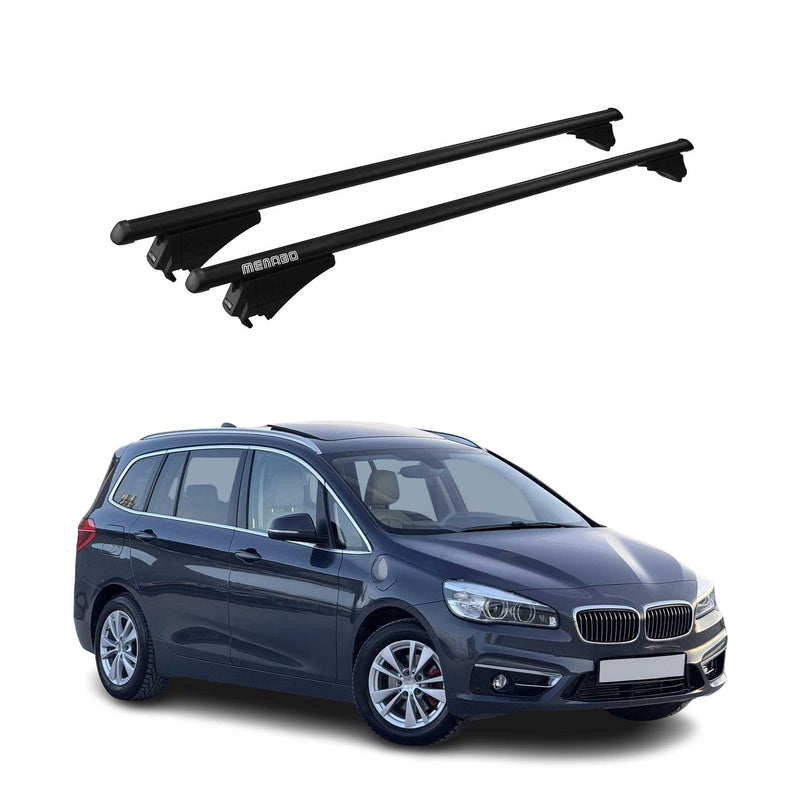 Tiger Barres de toit transversales pour BMW Série 2 Gran Tourer F46 2014-24 Noir