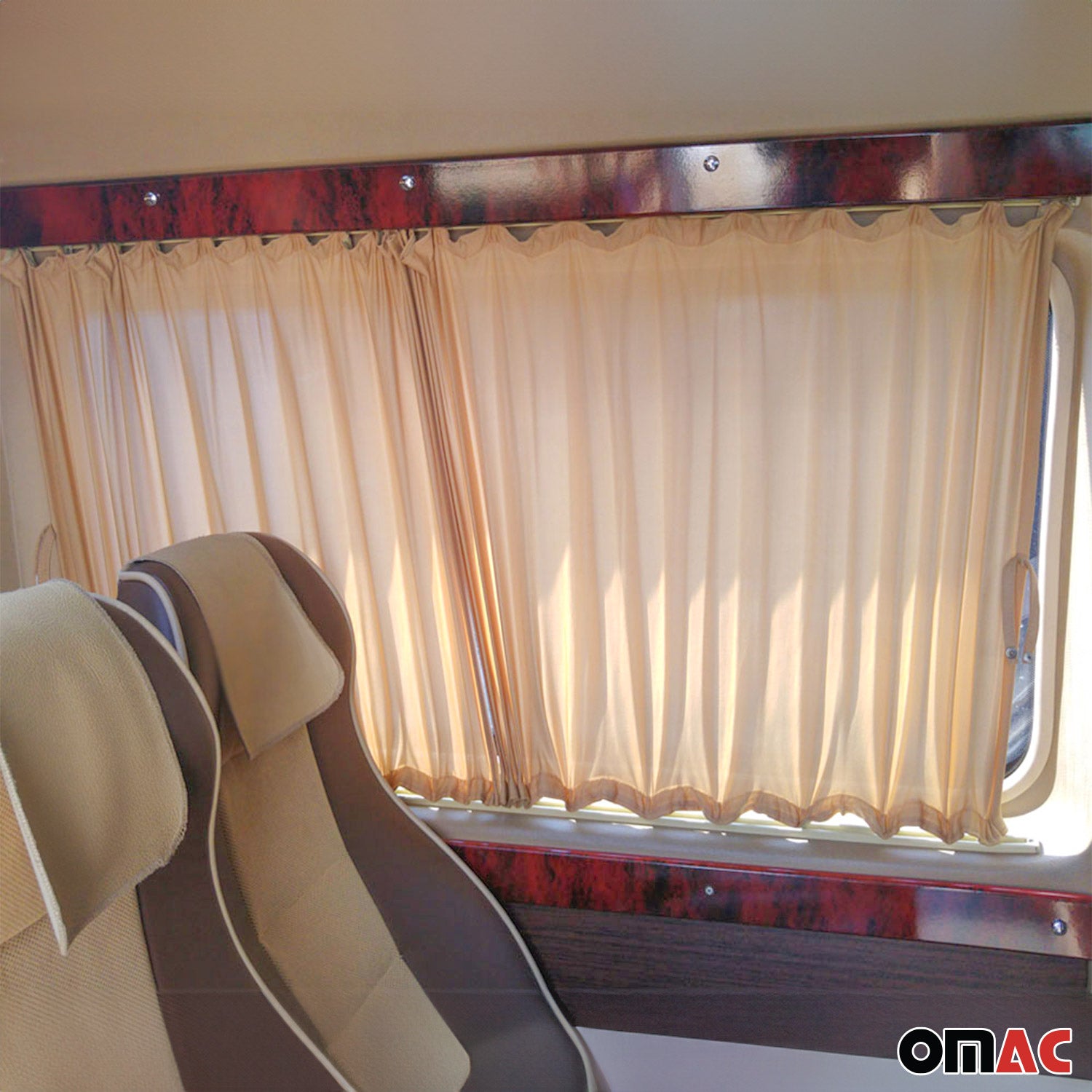 Rideaux pour Citroen Jumpy 2016-2026 L2 Double Porte Coul. & Battante Beige