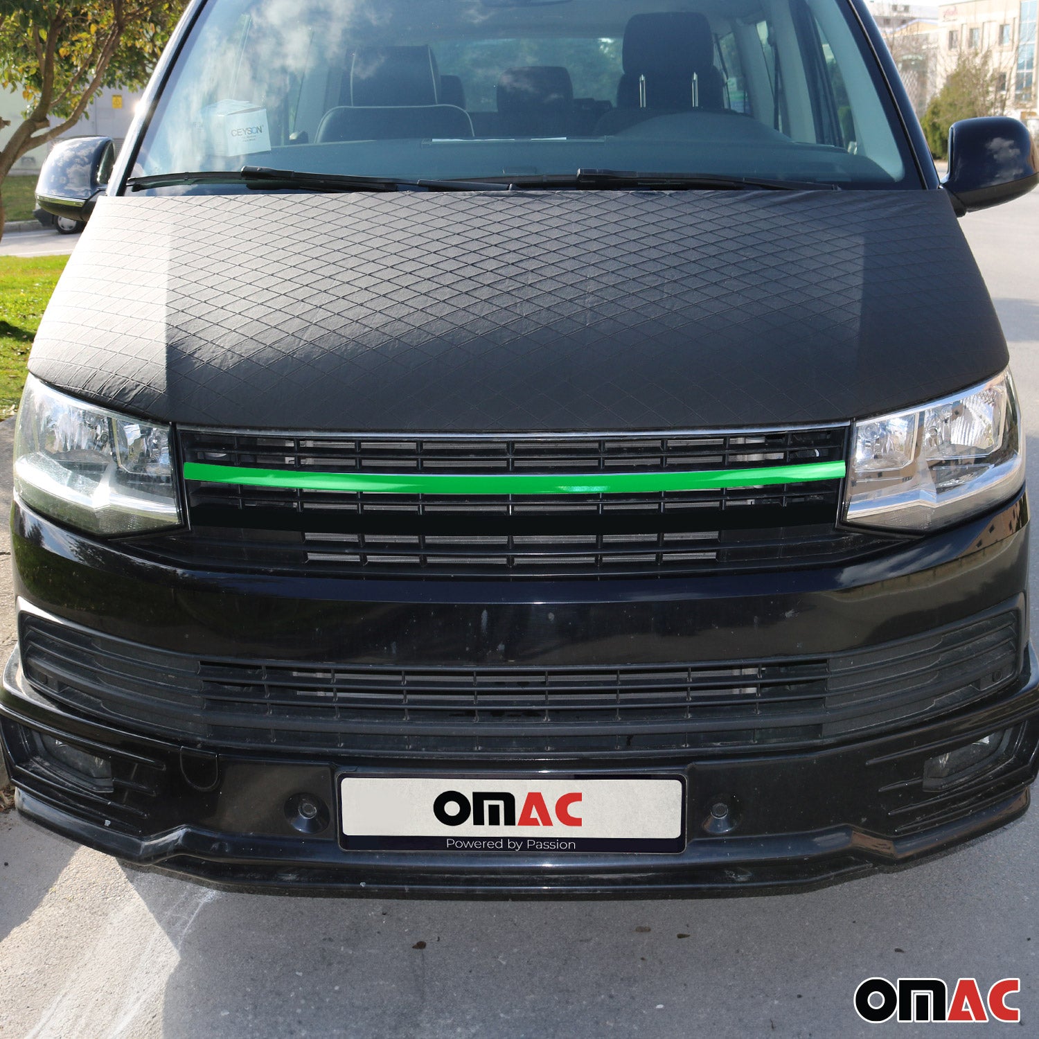 Moulure de Grille de Calandre pour VW T6 Transporter tout 2015-2019 vert Acier