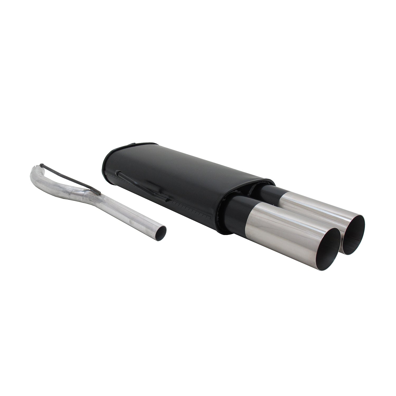 Échappement arrière sport Novus pour VW Passat 35i 2x76mm RL-Design avec ABE