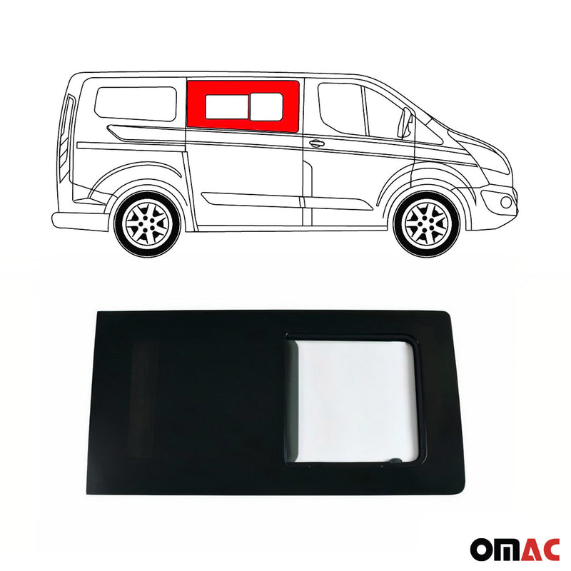 Vitre de Porte pour Ford Transit Custom 2013-2024 L1 L2 Avant Droit coulissante