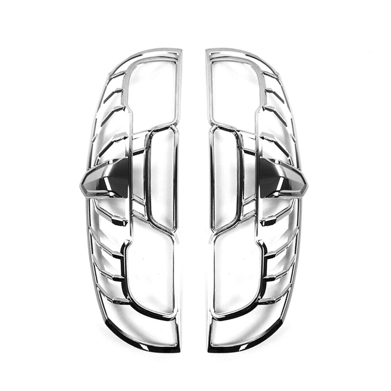 Cadre de Feu Stop Arrière pour Fiat Doblo II 2014-2020 ABS Chromé 2 Pcs