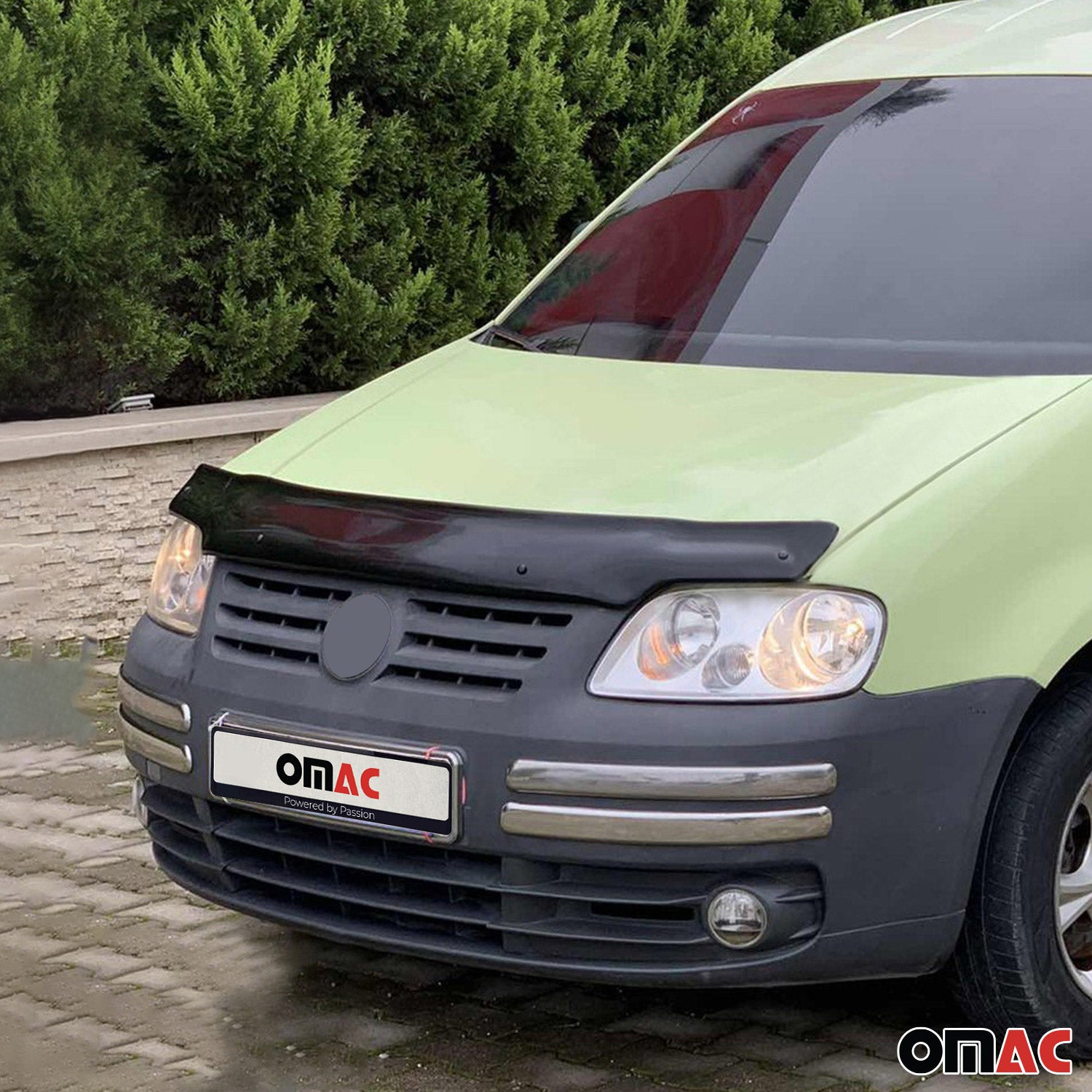 Deflecteurs d'air capot de voiture pour VW Caddy 2004-2010 Acrylique Noir