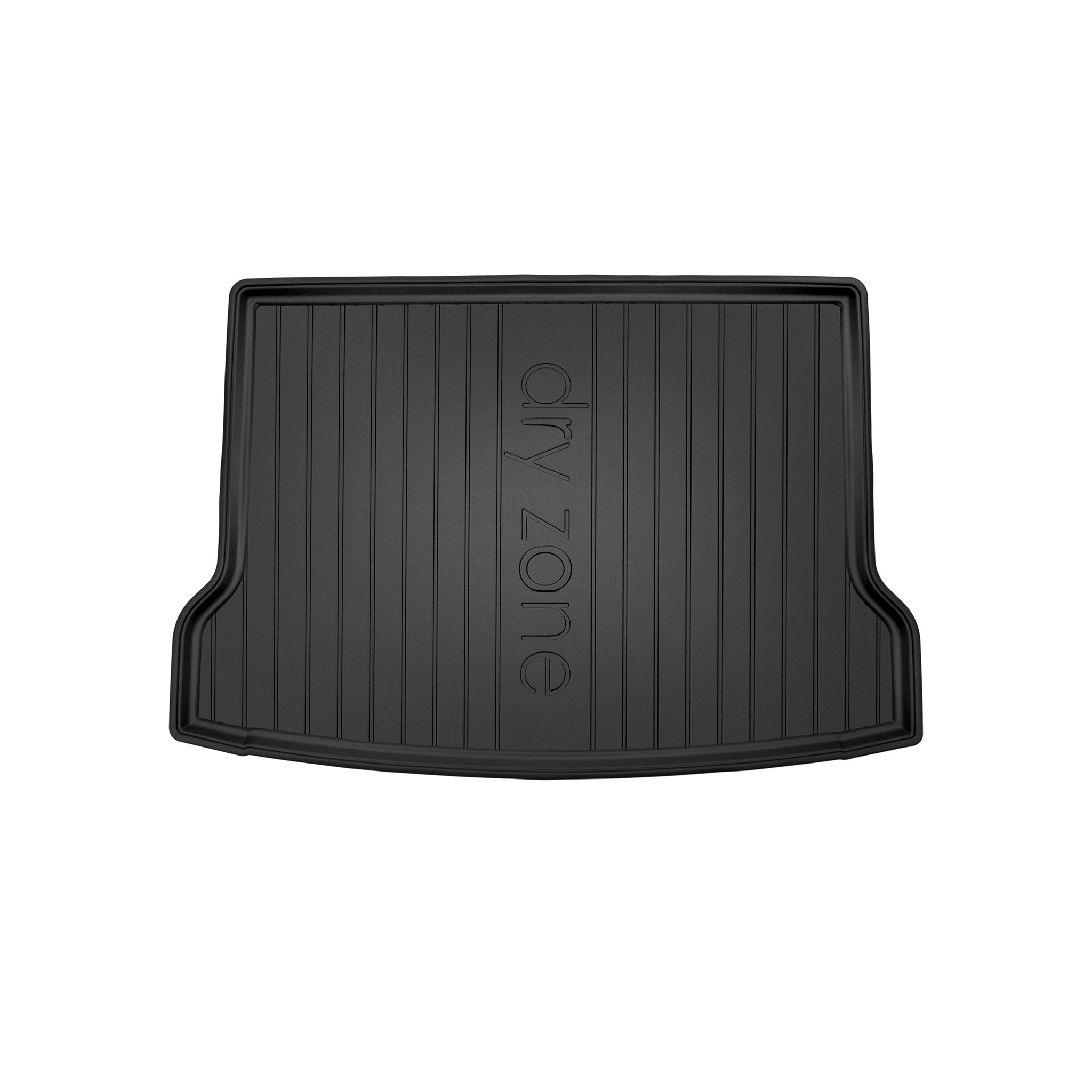 Tapis de coffre pour Mercedes-Benz GLA X156 2013-19 avec niche latérale TPE Noir