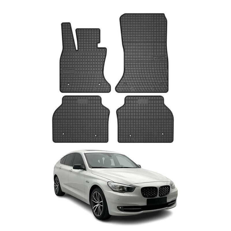 OMAC Tapis de sol pour BMW Série 5 Gran Turismo F07 2009-2017 Noir en caoutchouc