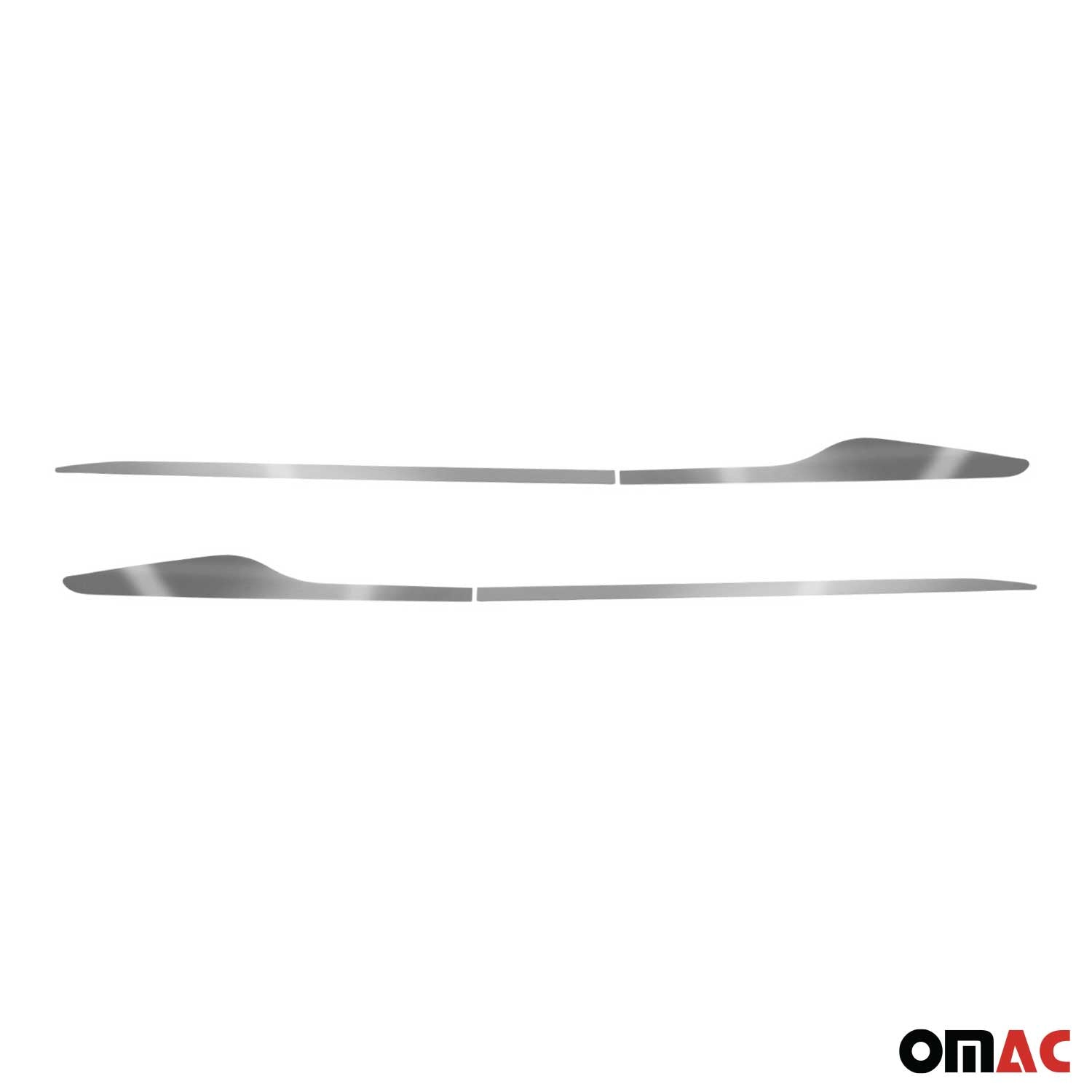 Garniture Baguette de porte latérale pour Renault Clio 2012-2019 chromé inox