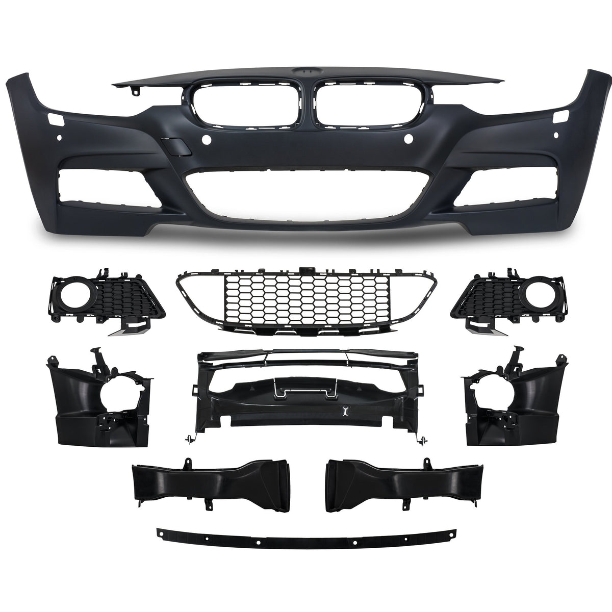JOM Kit Pare-chocs & Bas de Caisse pour BMW Série 3 F30 ( LCI ) Sport-Design