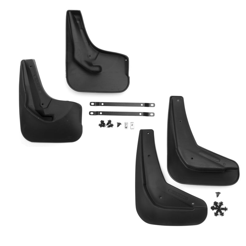 Bavettes Garde Boue pour Ford Focus Break 2011-2018 Avant et Arrière Noir 4Pcs
