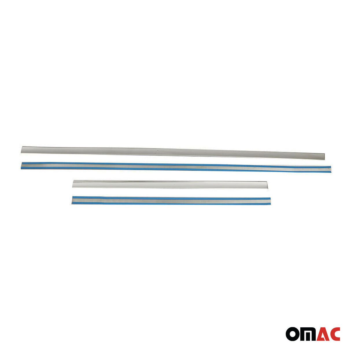 Baguette protection de porte pour Chevrolet Aveo Berline 2005-2012 inox chromé