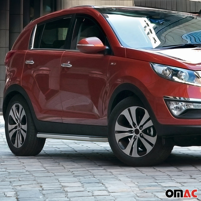Marchepieds Latéraux pour Kia Sportage 2010-2015 ABE Alu