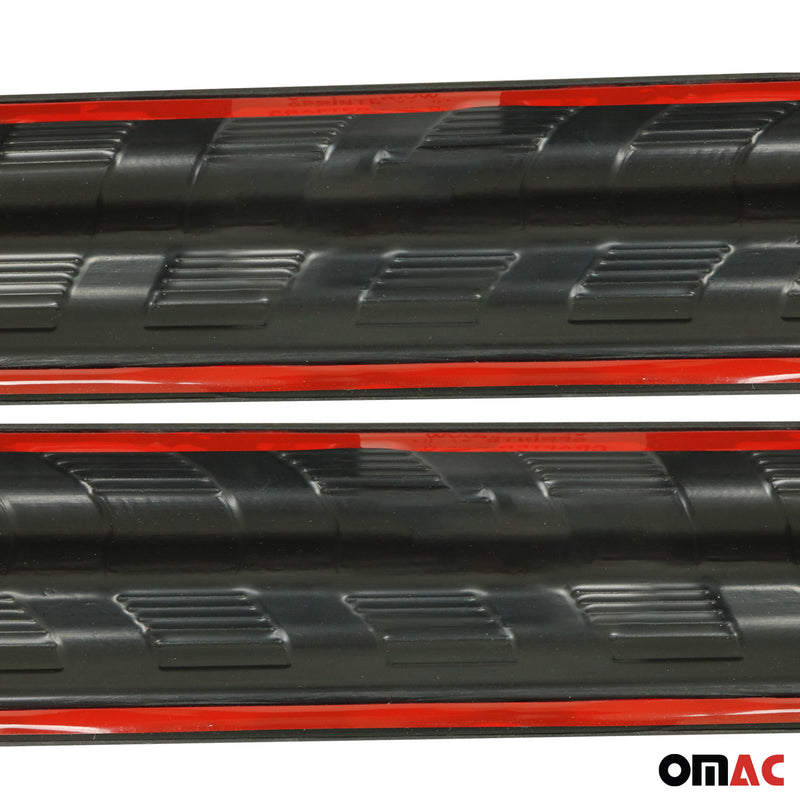 Couverture de Seuil de porte pour Mercedes Sprinter 2006-2018 ABS Noir 2 Pcs