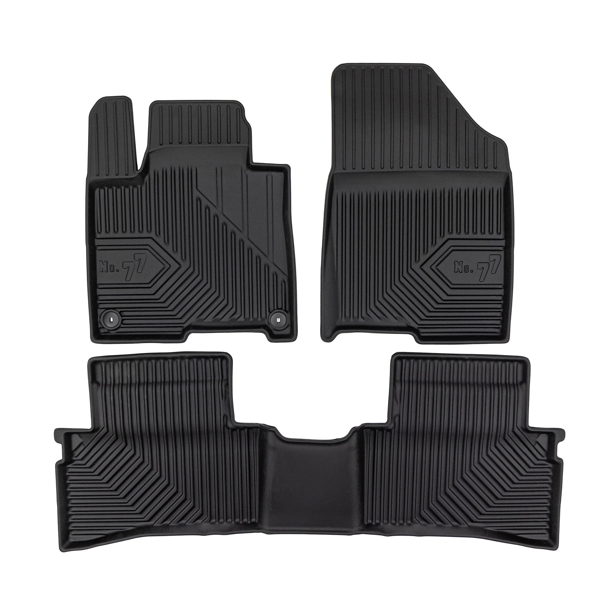 Tapis de Sol de Voiture pour Kia Sportage V 2021-2025 PHEV TPE Durable Noir 3Pcs