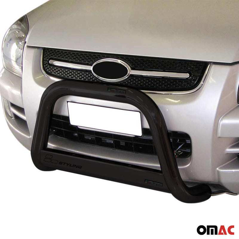 Pare-buffle Avant pour Kia Sportage 2004-2008 63 mm en Acier Noir
