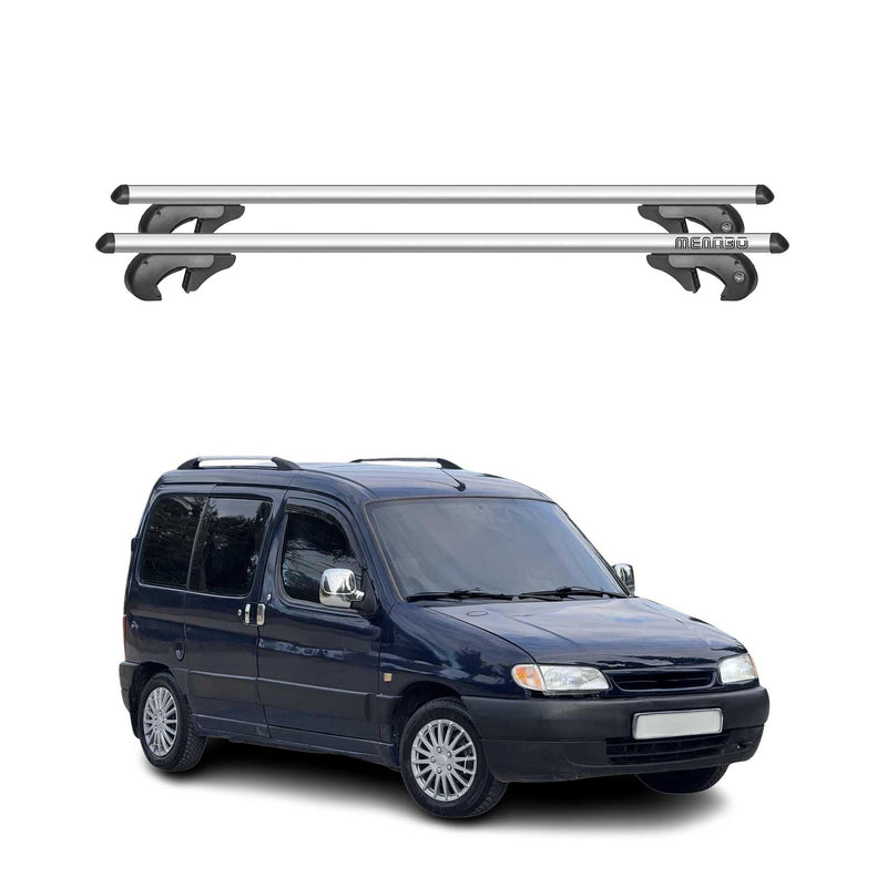 Barres de toit transversales pour Citroen Berlingo MK1 1996-2010 90kg Alu