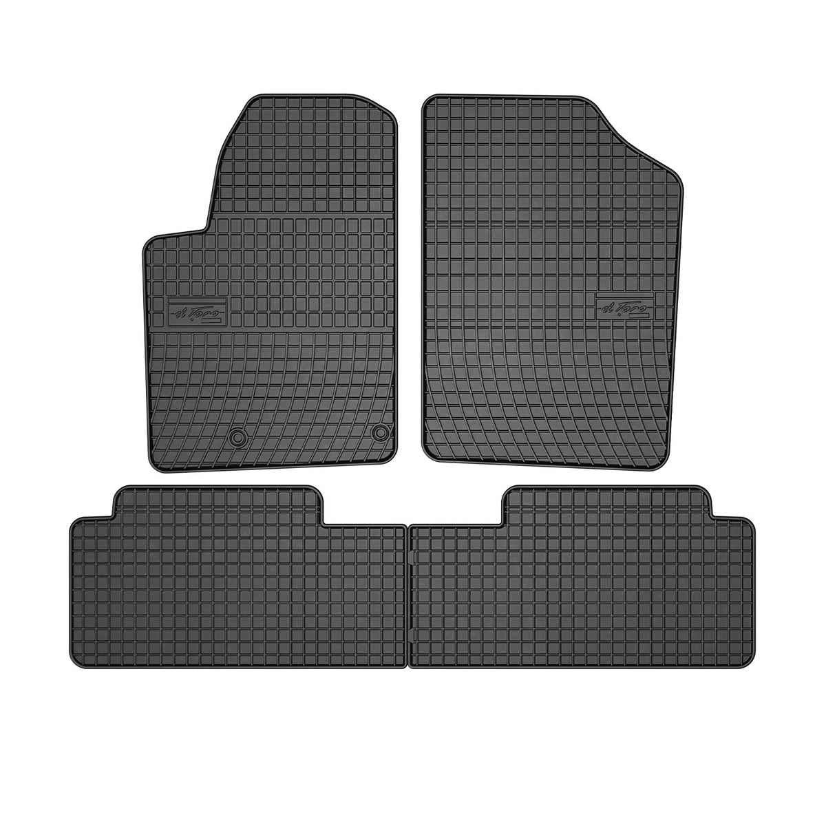 Tapis de Sol pour Citroen Berlingo 1996-2008 Caoutchouc Noir