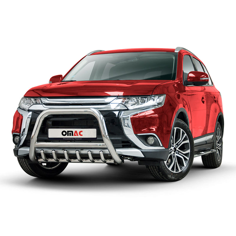 Pare-Buffle Avant Pour Mitsubishi Outlander 2015-2021 en Acier Inoxy