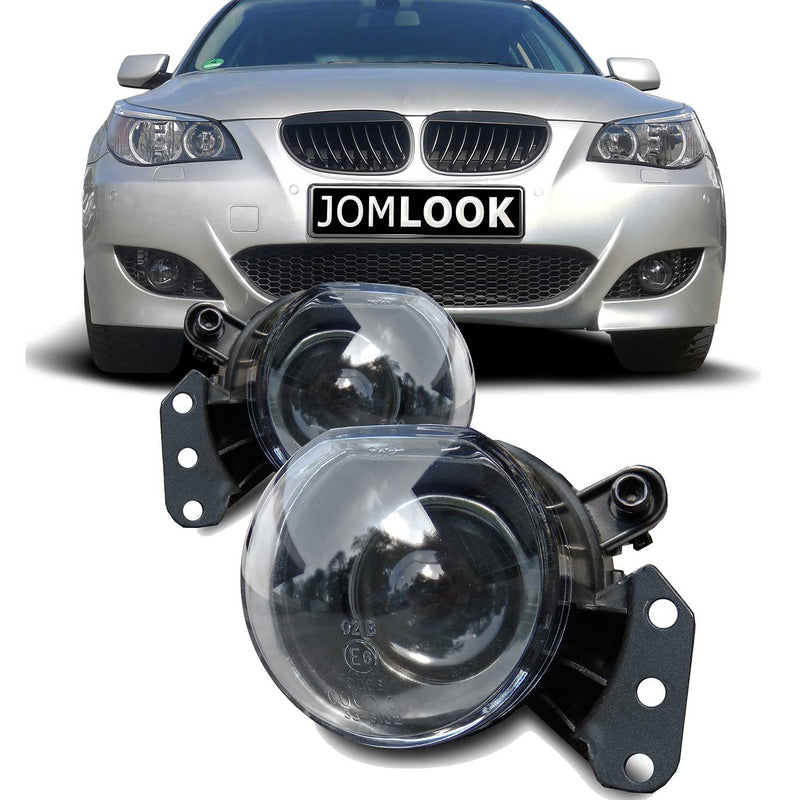 Feux anti-brouillard aspect lenticulaire lisse pour BMW 5 Series E60 2003-2007