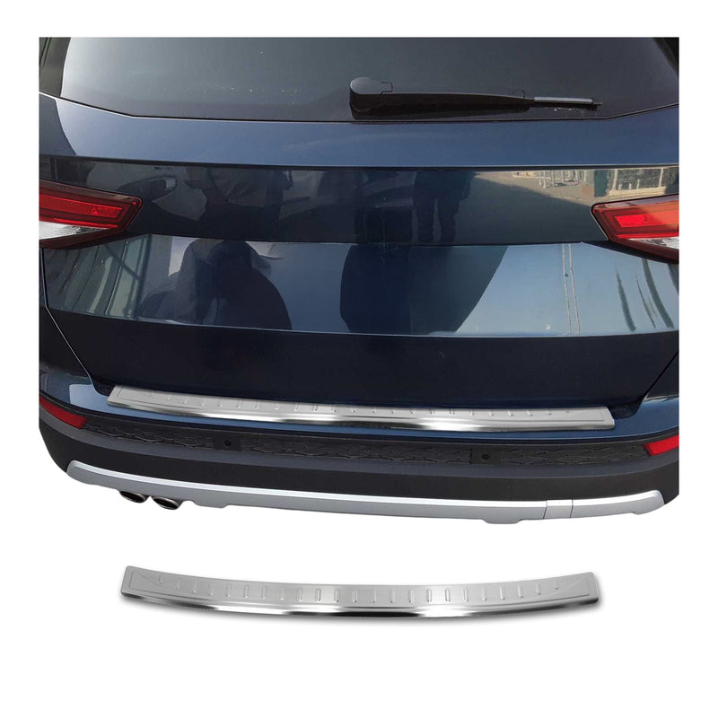 Protection Seuil de Pare-chocs Arriére Pour Seat Ateca 2016-2020 Acier Inoxy