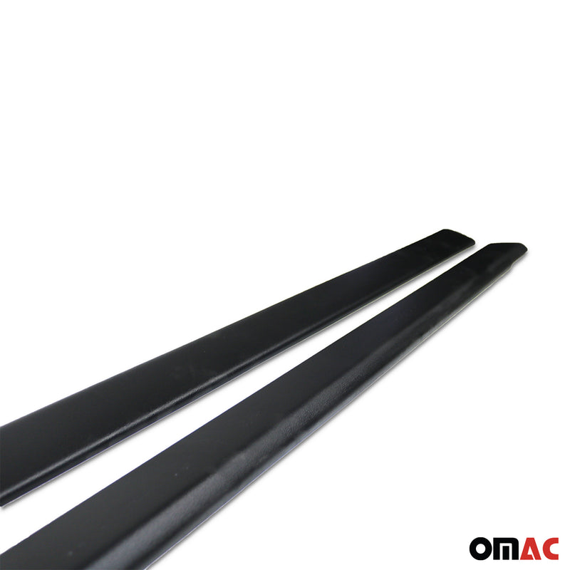 Jupes Latérales de Voiture pour VW Caddy 5 2021-2025 L1 court Noir ABS 2Pcs