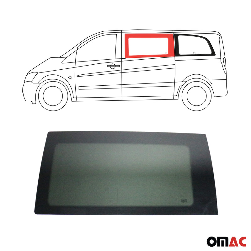 Fixe Vitre de Porte pour Mercedes Vito W639 2003-2014 L1 L2 L3 Avant Gauche