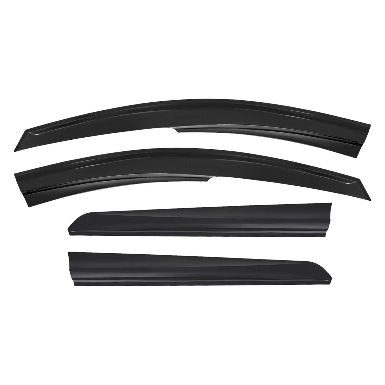 Déflecteurs De Vent Pluie D'air pour Dacia Duster 2010-2016 Acrylique 4 Pcs