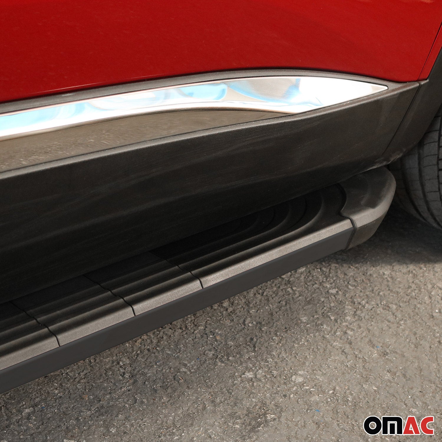 Marchepieds Latéraux pédale pour Nissan Qashqai J11 2013-2021 2x Aluminium Noir