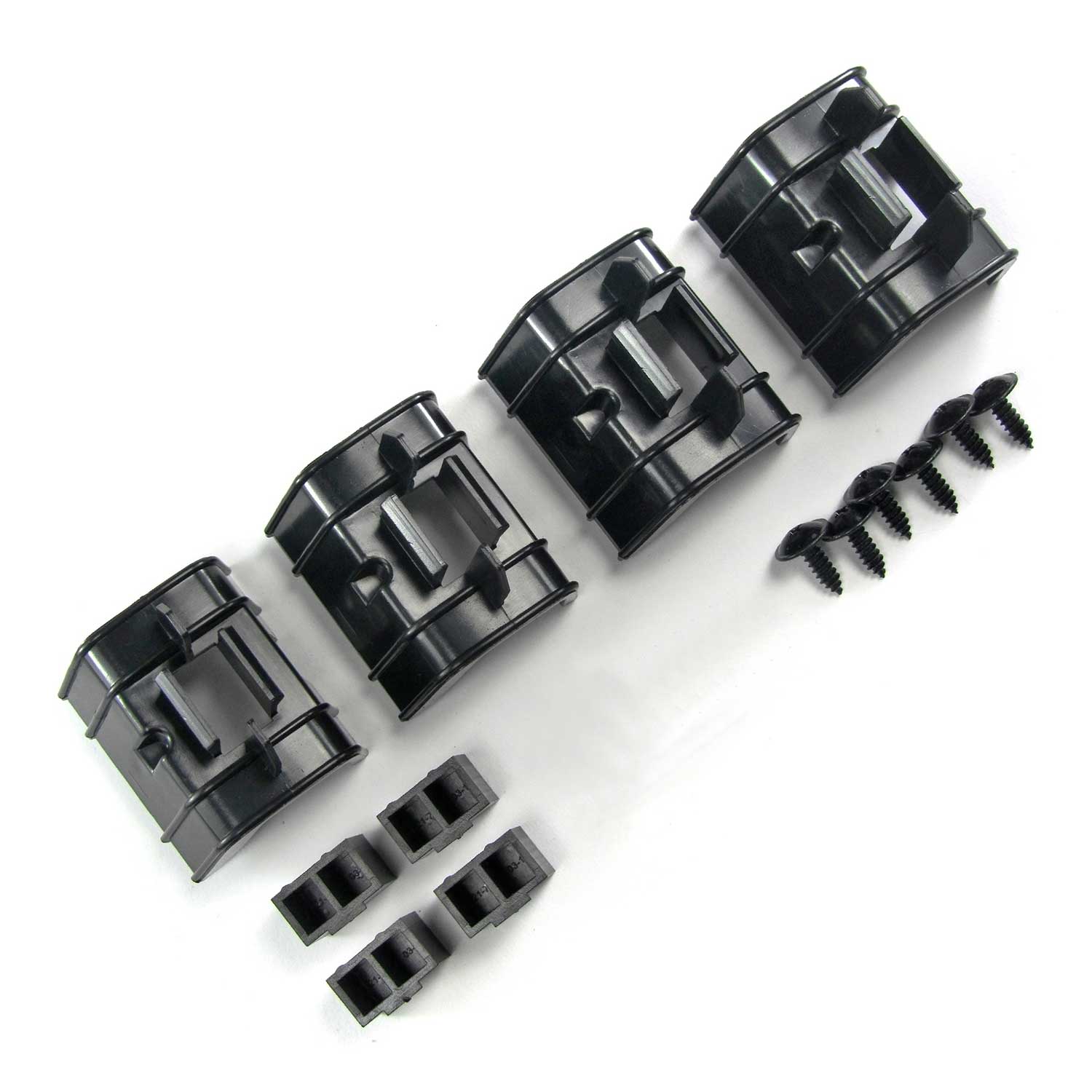 Bas de caisse jupe latéral pour Volkswagen Golf 5 4 portes 2003-2009 ABS Noir 2x