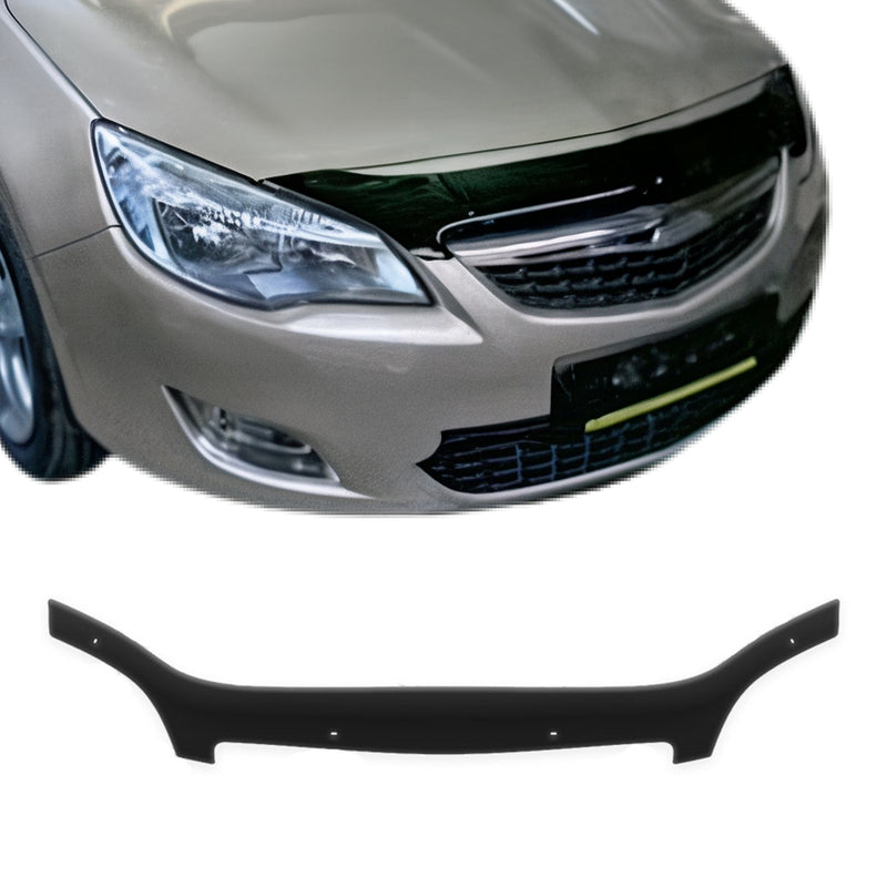 Deflecteurs d'air capot de voiture pour Opel Meriva 2003-10 Acrylique foncé Noir