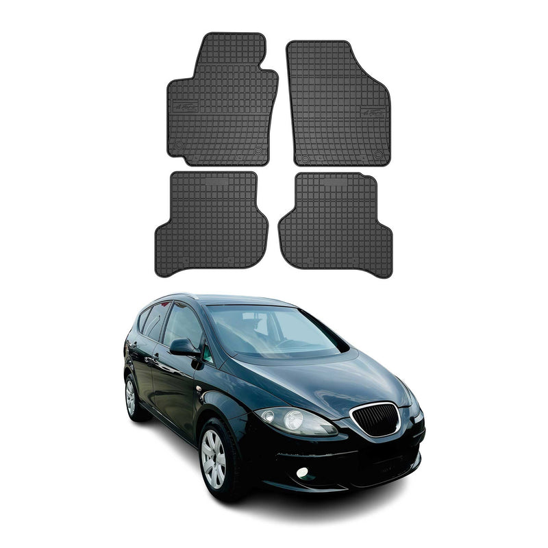 Tapis de Sol pour Seat Altea 2004-2015 Caoutchouc Noir