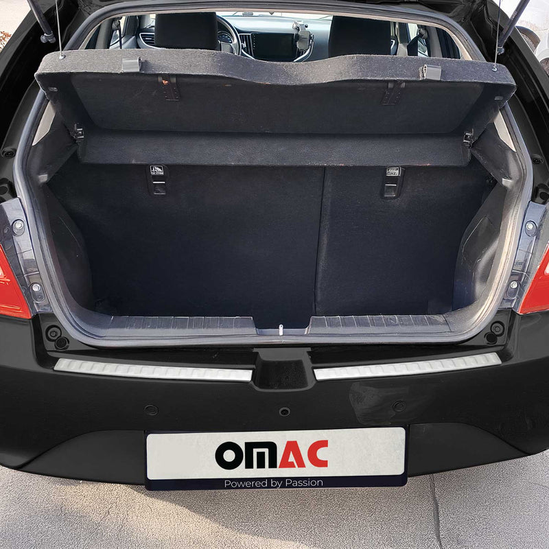 Protection Seuil de Pare-chocs Arriére Pour Suzuki Baleno HB 2018-2021 2Pcs