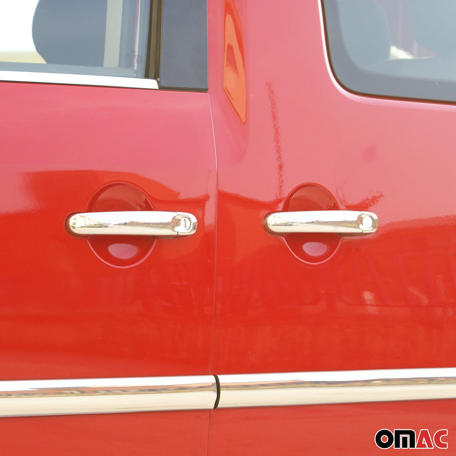 Couverture poignée de porte pour VW T6 T6.1 Transporter 2015-2024 4Portes inox