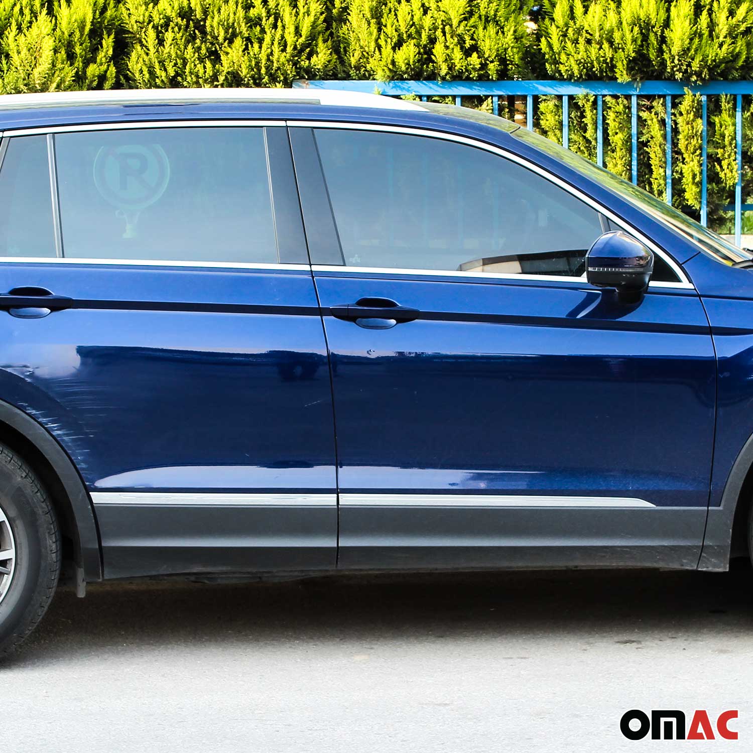 Garniture Baguette de porte latérale pour VW Tiguan mk2 2016-2020 Pre-FL chromé