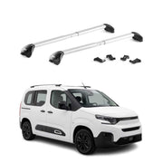 Barres de toit transversales pour Citroen Berlingo III 2024-2026 FL Gris 2x ABE